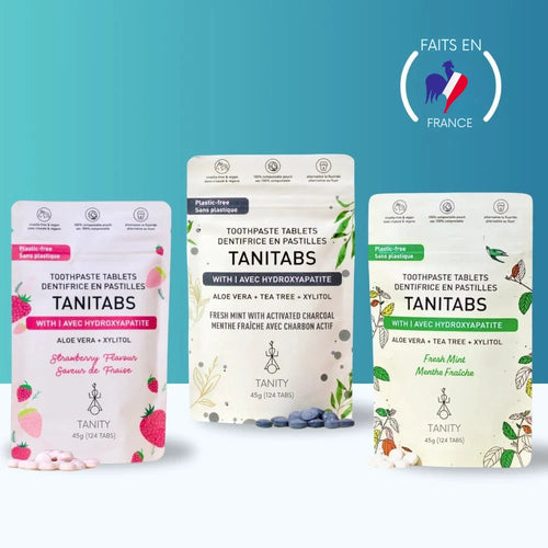 TANITABS – Pastilles de dentifrice reminéralisantes