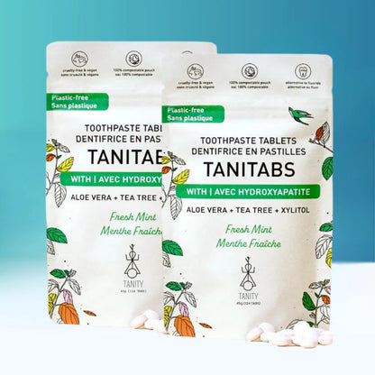 TANITABS – Pastilles de dentifrice reminéralisantes